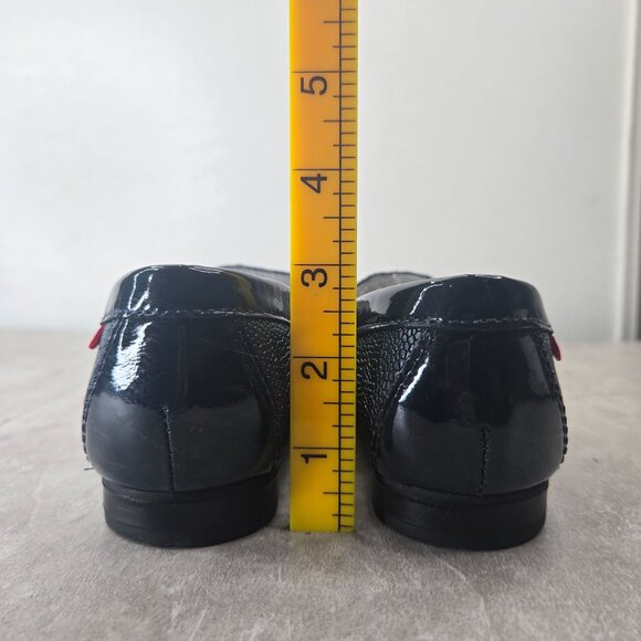 Marc Joseph Tassel Loafers Size 6 Blue Croc Leather Slip On Preppy Dress Shoes - Picture 4 of 11